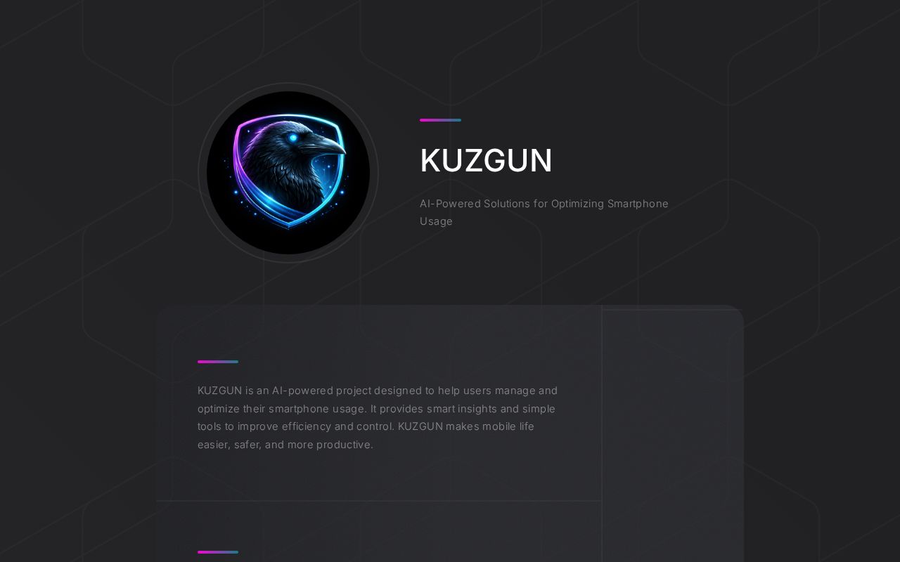 Carrd profile picture for @kuzgun